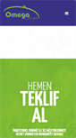 Mobile Screenshot of omegayemek.com
